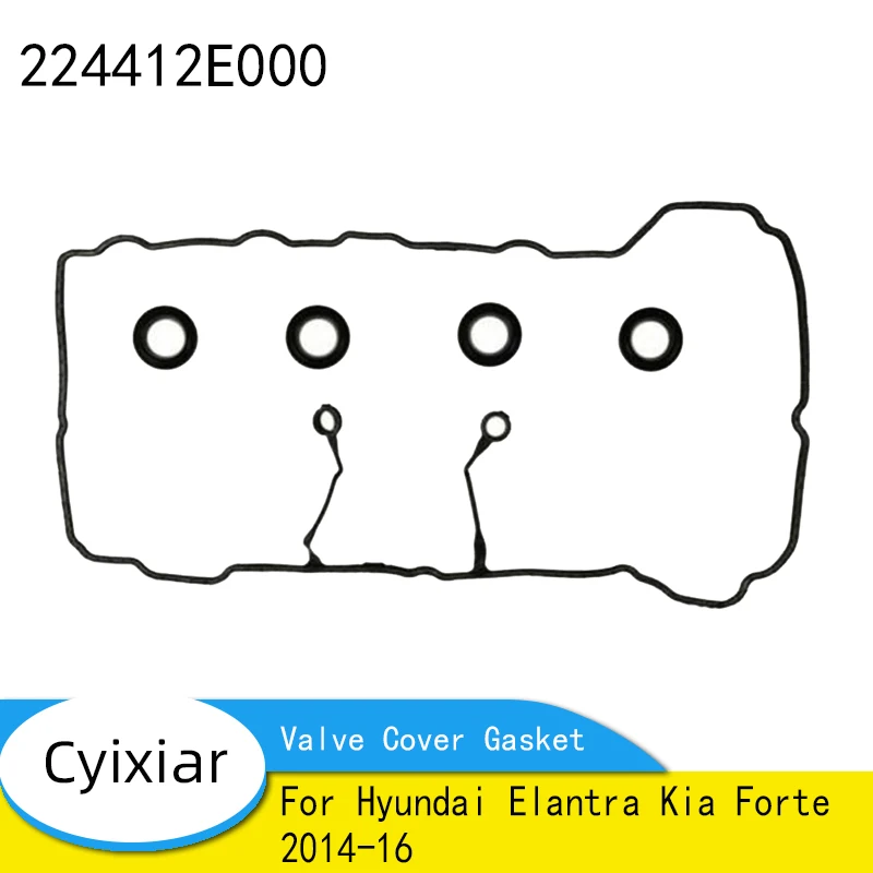 Valve Cover Gasket 224412E000 22441-2E000 For Hyundai Elantra Kia Forte 2014-16