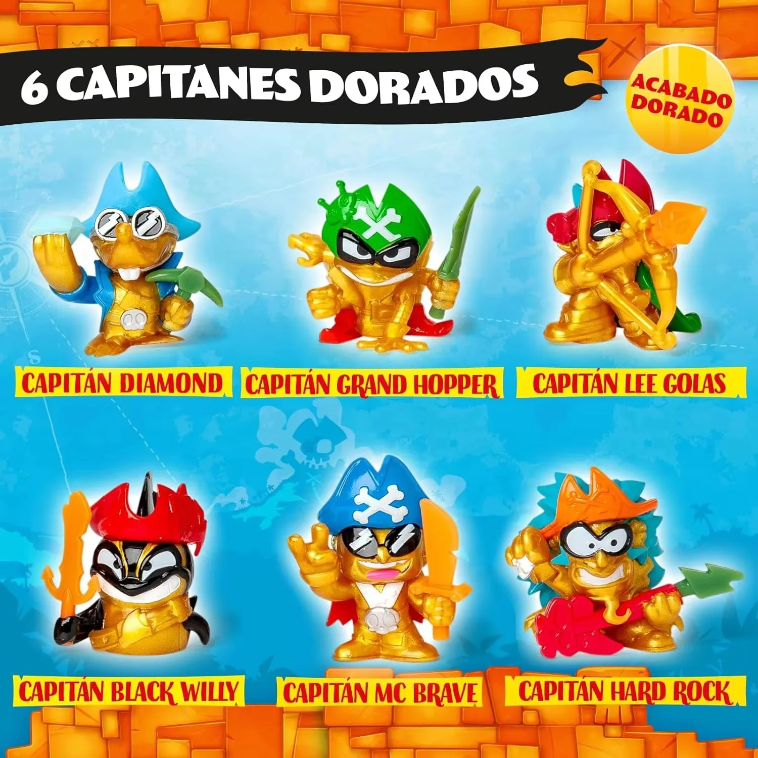 Neue Piratix Abenteuerwelt Überraschungstüte Wild Kingdom Serie Farbwechsel-Actionfigur Spielzeug Inklusive 1 Figur mit Zubehör – Detail 3