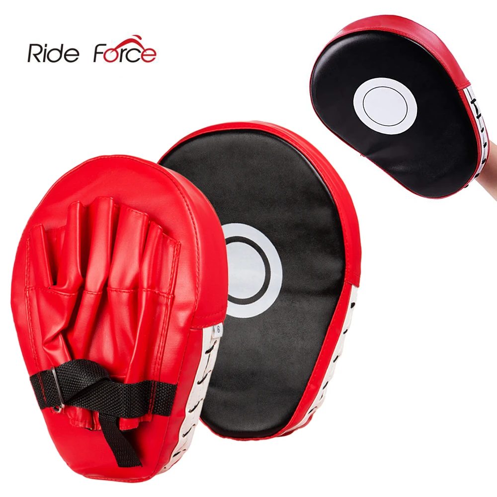 

Ride Force 1/2 PCS Kick Boxing Gloves Pad Punch Target Bag Men MMA PU Karate Muay Thai Free Fight Sanda Training Kids Equipment