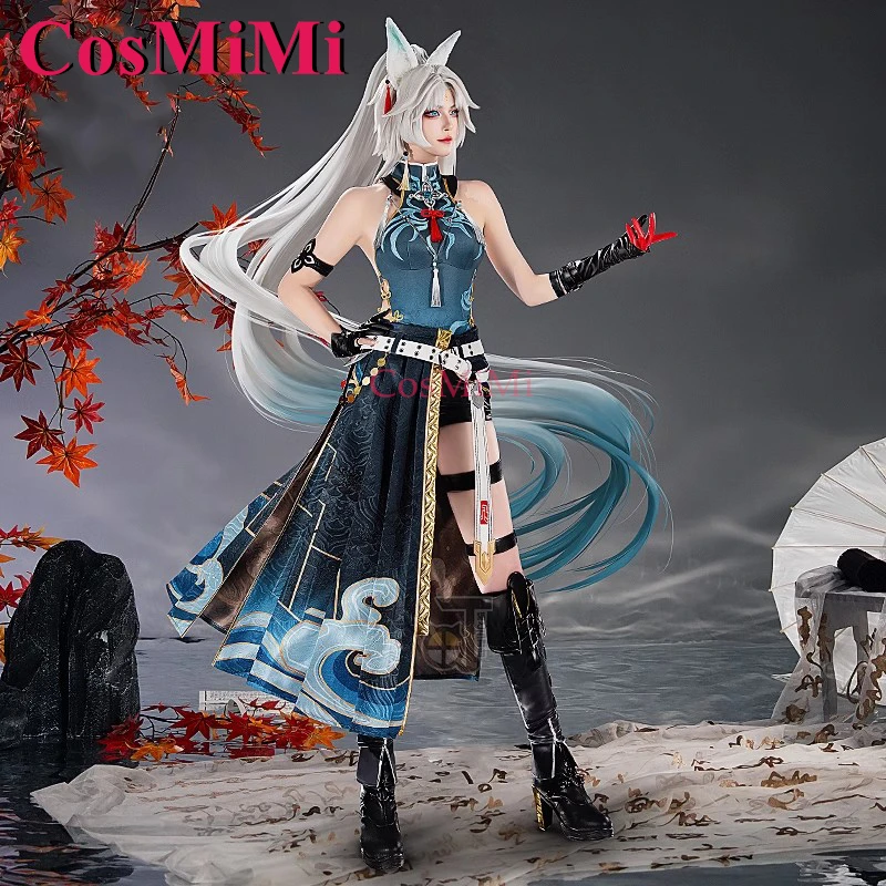 CosMiMi kostum Cosplay Game Honkai: Star Rail Feixiao seragam wanita elegan manis modis pakaian permainan peran Karnaval Wanita