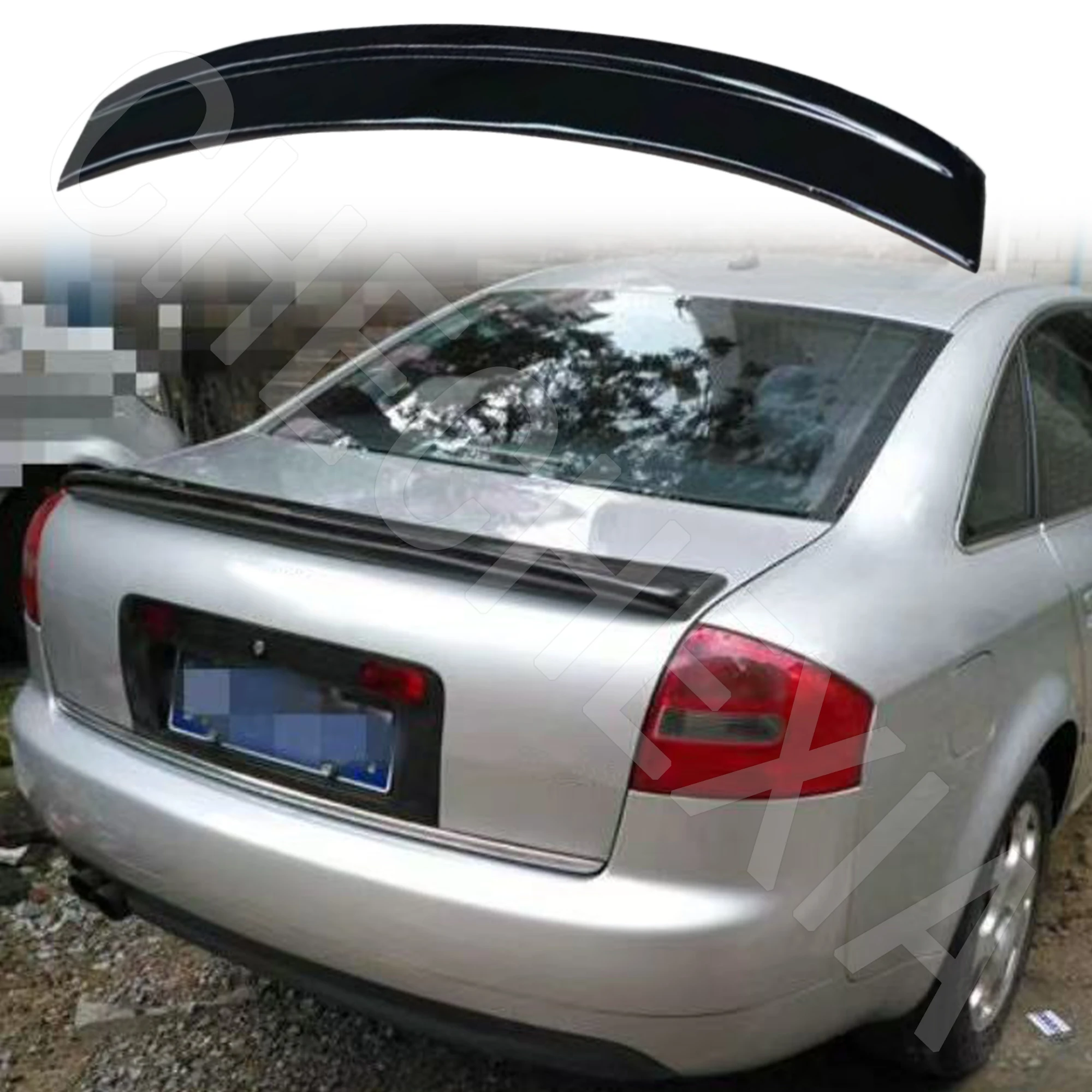 

Для Audi A6 C5 1998-2004 заднее крыло автомобиля, высококачественный спойлер из углеродного волокна, комплект кузова, внешние аксессуары автомобиля, стиль GT