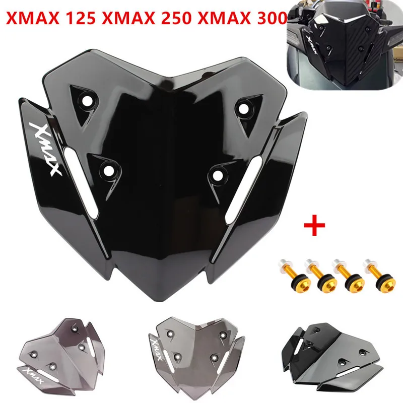 Motorcycle Sports Windshield Windscreen Visor Viser Deflector Fits For YAMAHA XMAX300 X-MAX125 XMAX 250 X-MAX 300 2023