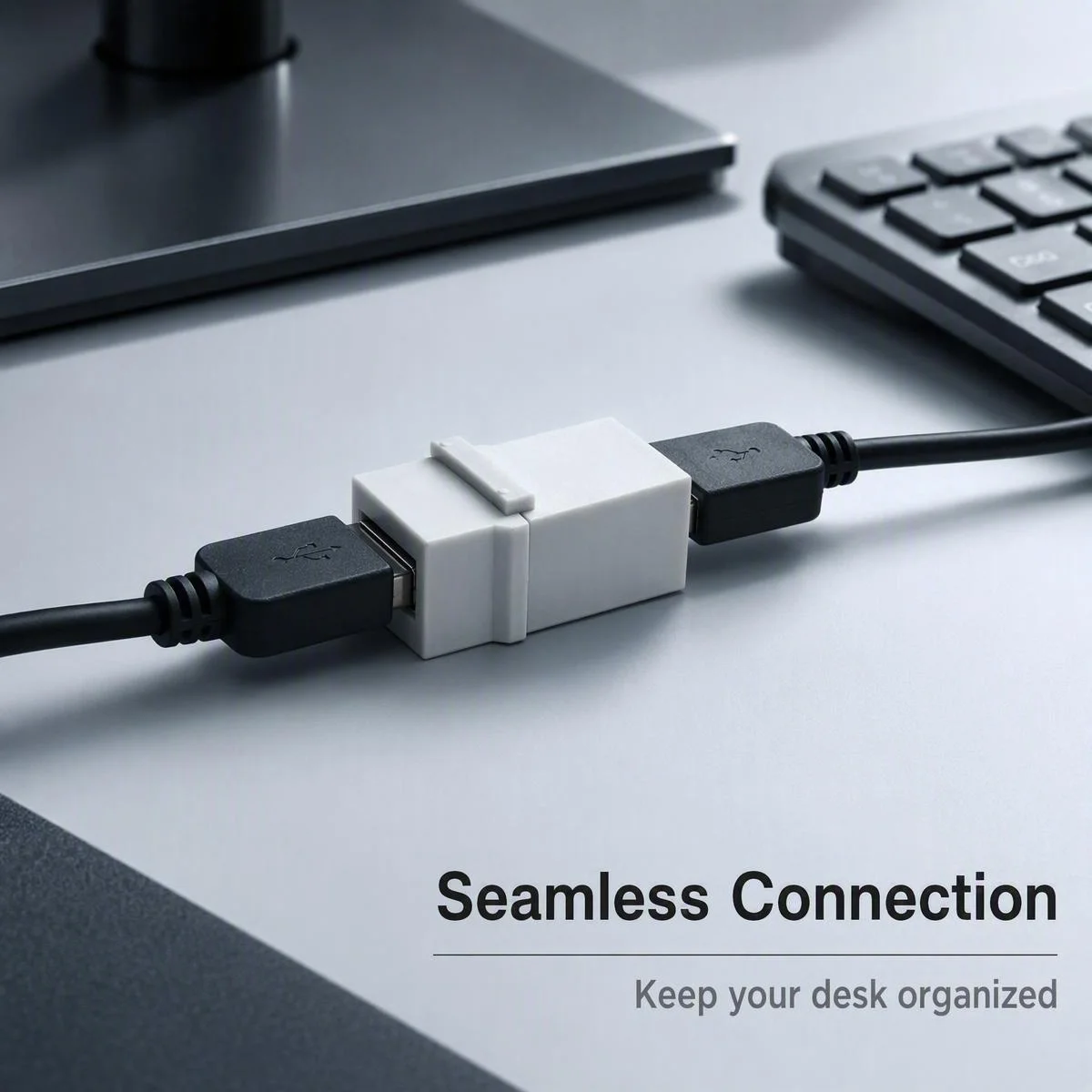 USB 3.0 Keystone Jack Inserts Connect Equipment with USB Port Snap-in Connector Socket Adapter Port for Wall Plate Outlet Panel