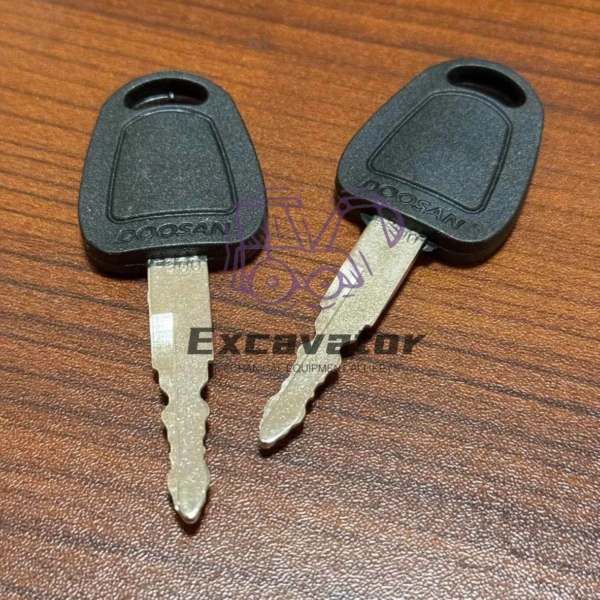 2PCS F900 Ignition Key for Doosan Bobcat Terex Excavator E80 Heavy Equipment