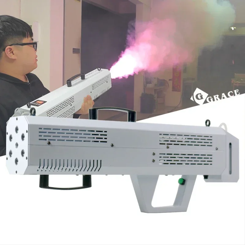 

Party 1500W RGB LED Air Column Igracelite Hand Hold Portable Smoke