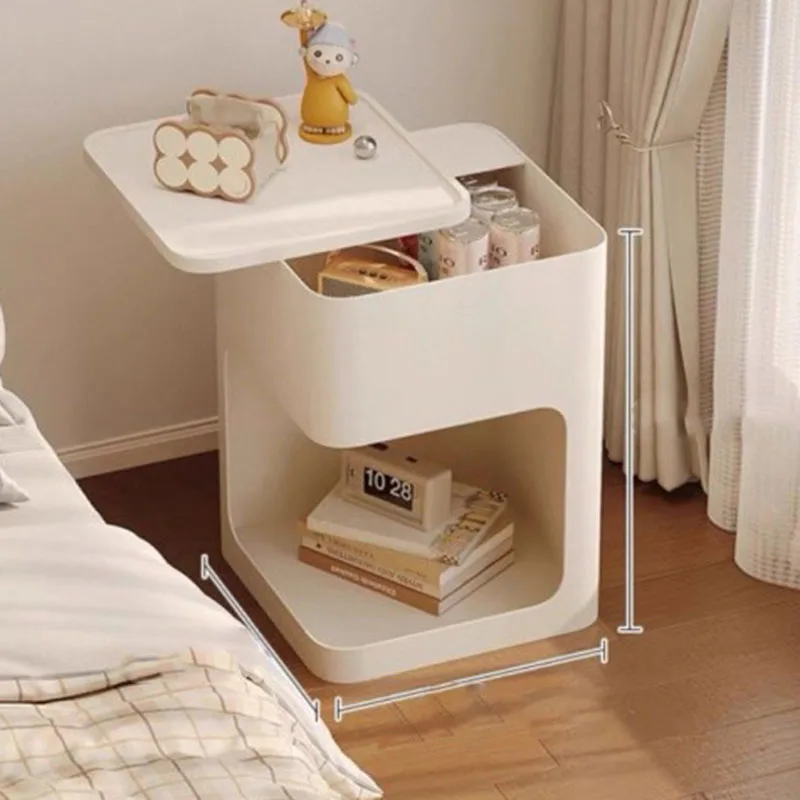 

Storage Luxury Bedside Table Metal Bedroom Mobile Coffee Cabinets Librero Drawers Nightstand Organizer Muebles Trendy Furniture