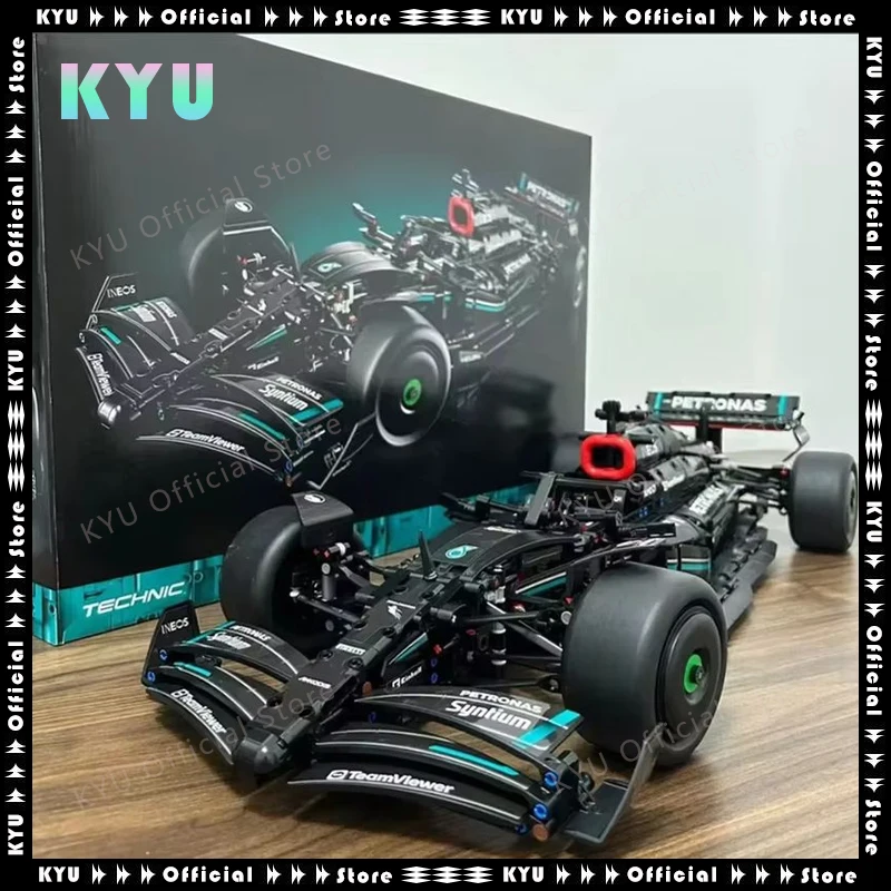 

Технический F1 42171 1:8 1642 шт. W14 E Performance Строительные блоки Супер гоночный автомобиль в сборе Модель автомобиля Игрушки Кирпичи для мальчиков Подарки