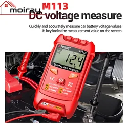 ANENG M113 Automatic Digital Multimeter AC/DC Voltage Meter 1999 Counts Multimetro Ohm Meter LCD Digit Voltage Current Tester