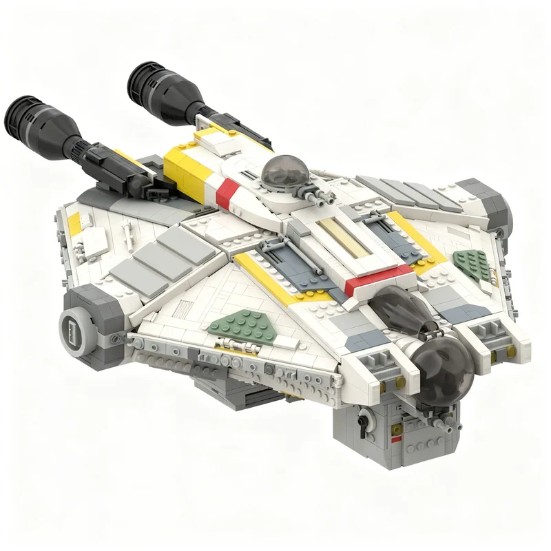 2358pcs MOC Star Battle The Ghost VCX-100 Model Building Blocks Architecture Toys Christmas Gifts Creative Art Brick Education