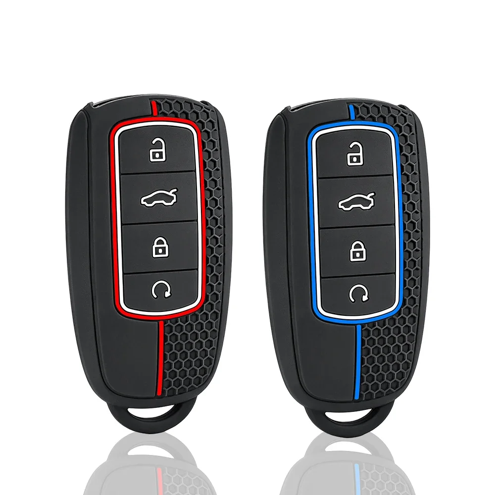 Silicone Keyless FOB Cover Case For Chery JAECOO J7 9 Tiggo 7 8 Pro Max Omoda C5 Tigo 7 8 Plus Arrizo5 Remote Car Accessories