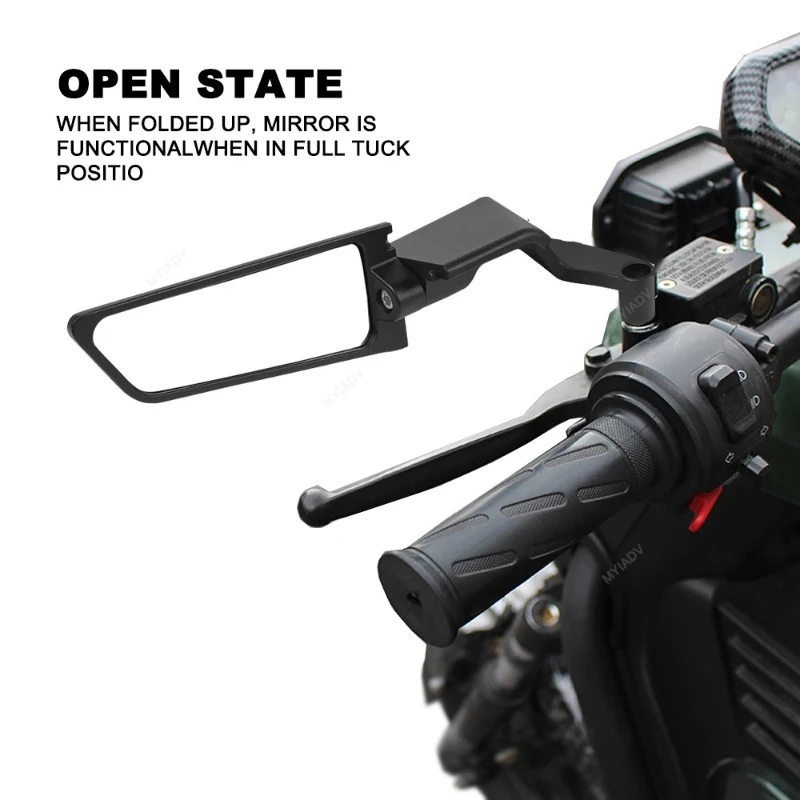 Top Rated Motorcycle Side Mirror Fog Resistant Tempered Glass For MBK Booster 50CC Spirit Nitro 50 50C Stunt Accessories
