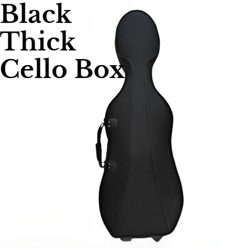 Oxford Cloth Cello Storage Box Thickened Padded Portable Shoulders Movable Shockproof Cello Case Musical Instrument Accessory image 2