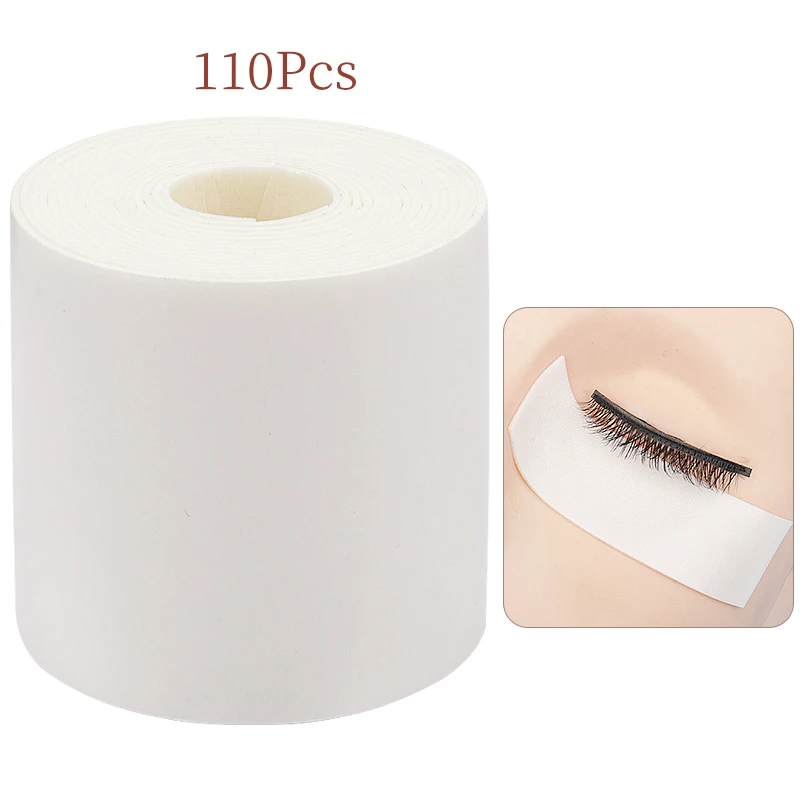Patch pour les yeux PE, 110 pièces, fournitures faciles pour les cils, bande pour enlever, autocollants de maquillage, coussinet sous les cils, Patch en mousse, indolore