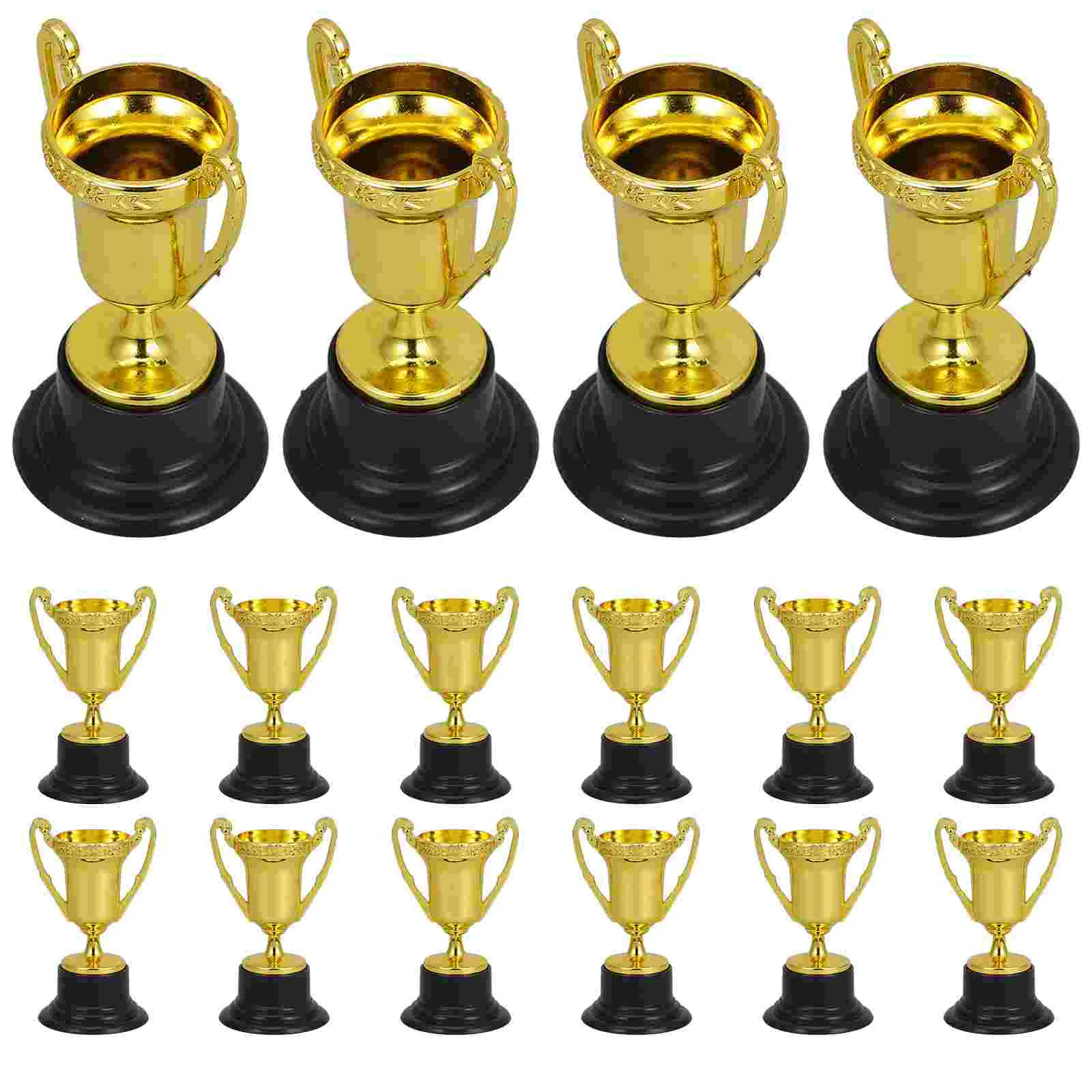 25 Pcs Plastic Trophy Miniature Winner Trophys for School Sports Award Cup Children Trophies Reward