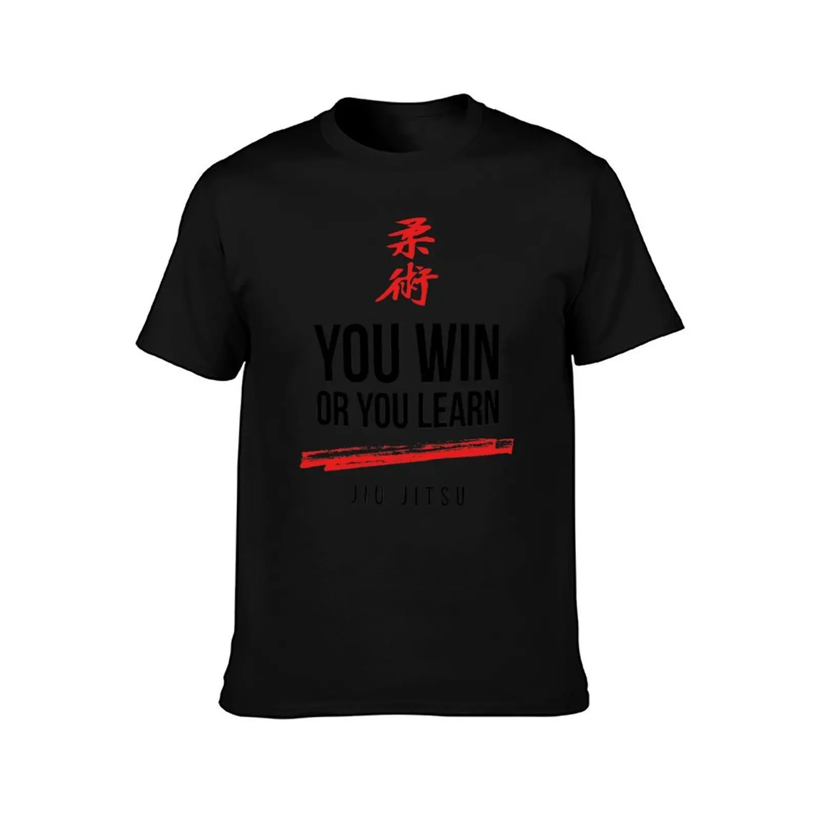 You Win or Your Learn Dark Jiu Jitsu T-Shirt Summer Print Short Sleeve Tee T-Shirt