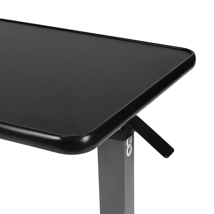 Medical Adjustable Overbed Bedside Table with Wheels Hospital and Home Use