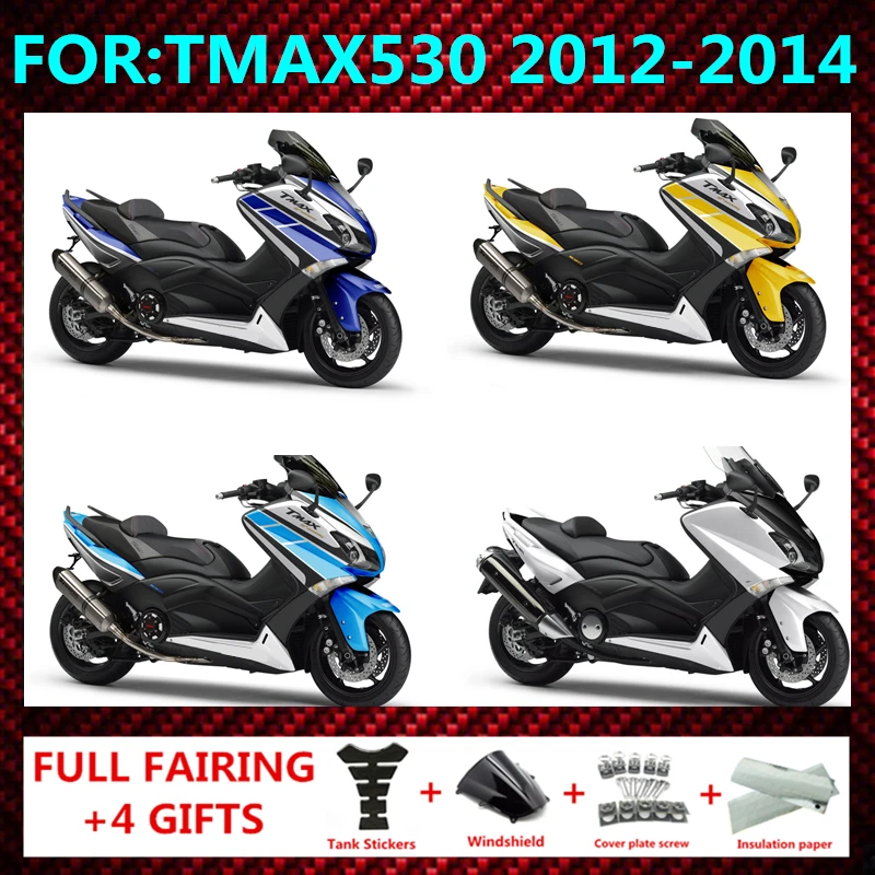 FOR TMAX530 Tmax 530 2012 2013 2014 Motorcycle ABS Fairing Body Kit T-MAX 530 12 13 14 New full Fairings bodywork kits zxmt