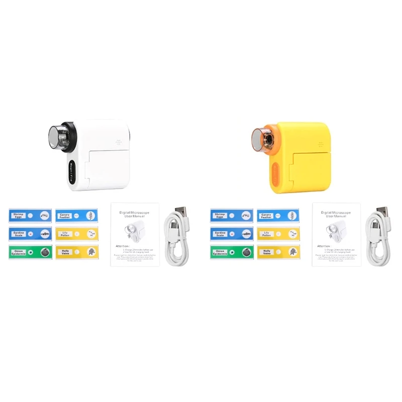 Microscopio Digital portátil bolsillo con pantalla 2 pulgadas para niños y adultos, vídeo electrónico, envío directo