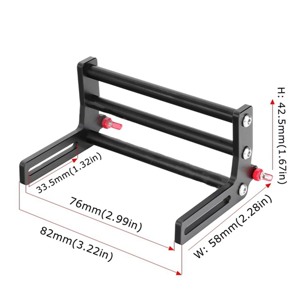 المصد الأمامي المعدني LCG مع خطاف السحب لمحور SCX10 Traxxas TRX4 1/10 RC قطع غيار السيارات الزاحفة DIY الملحقات، أ