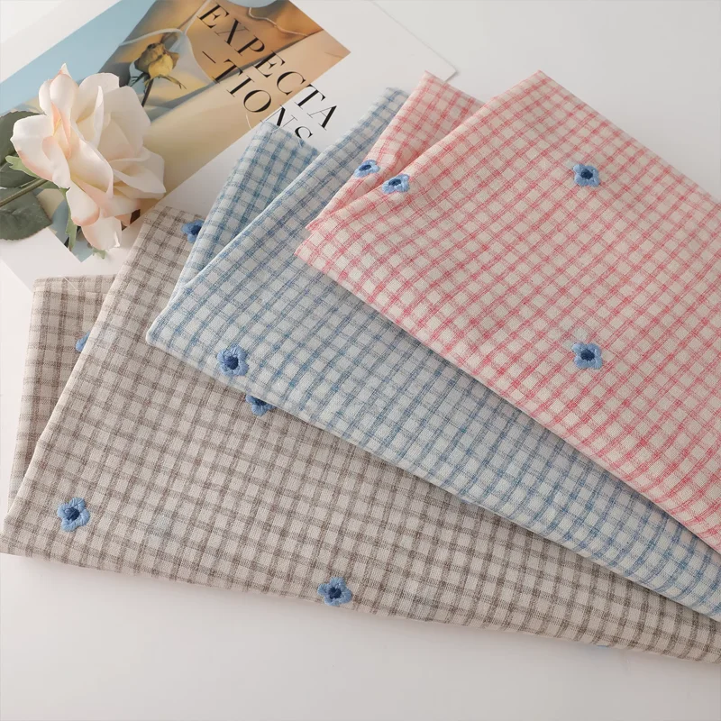 

Cotton Polyester Embroidery Fabric Accessories DIY Skirts Pillowcases Bed Sheets Duvet Covers Tablecloths Shirts Decorative