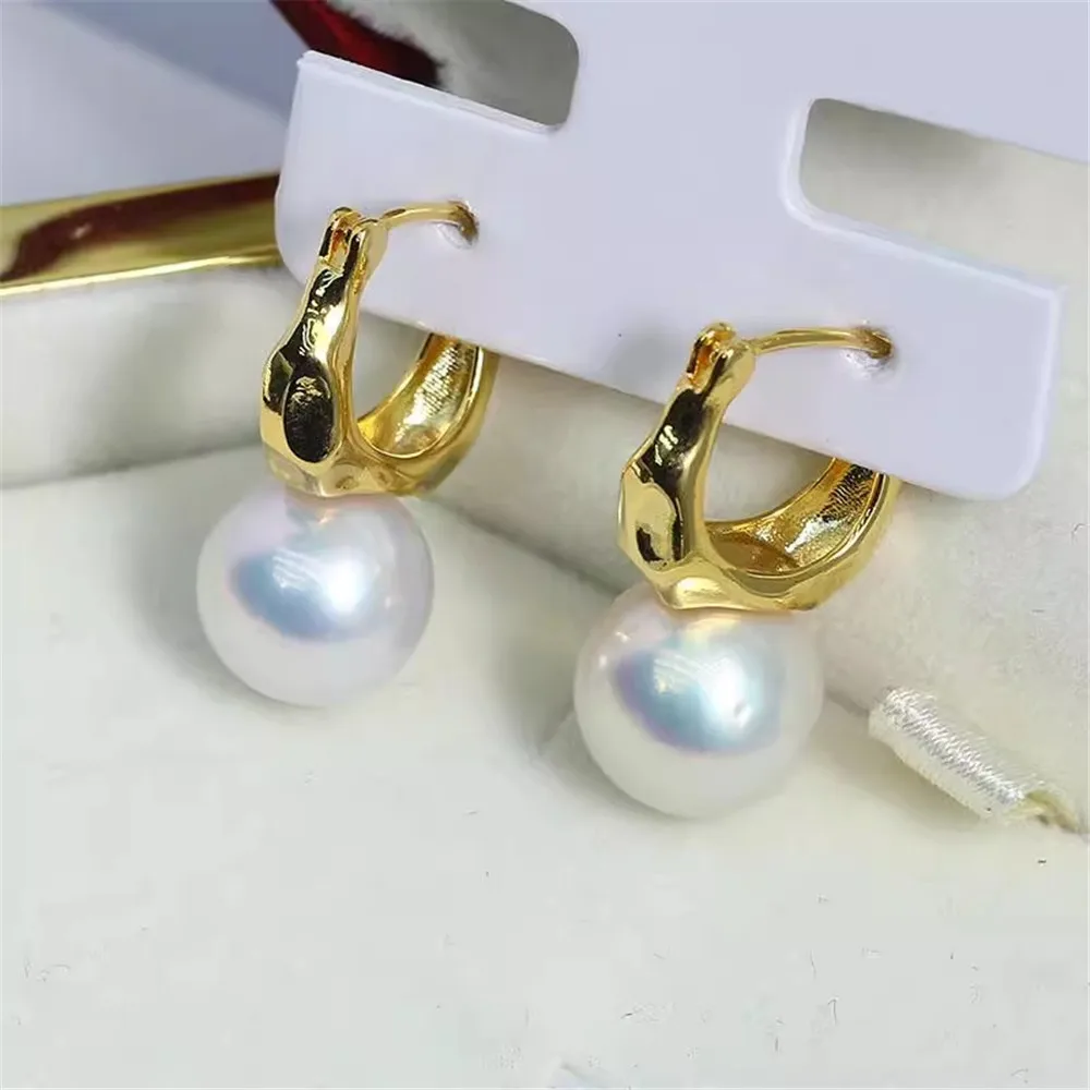 

Gold Plated Pearl Earring Settings, DIY Jewelry Making Supplies, Blank Ear Stud Bases for Handmade Accessories, No Pearl