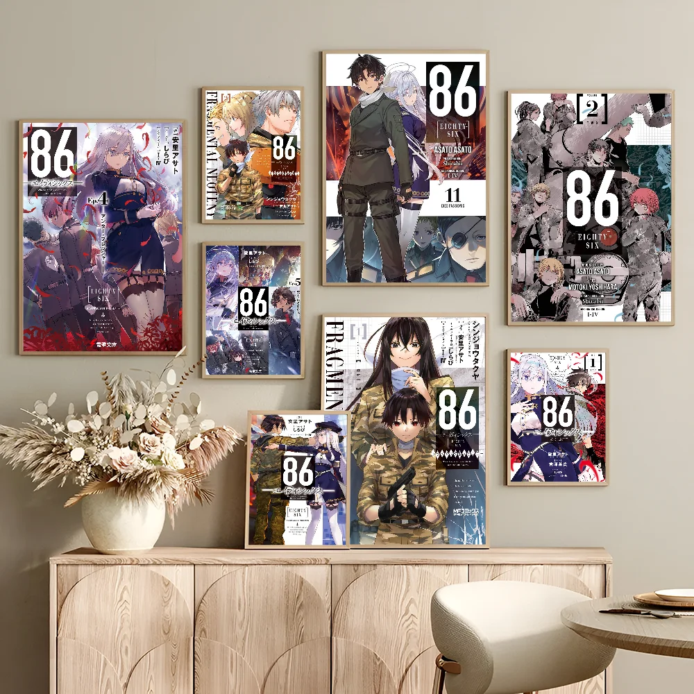 86 Eighty Six Good Quality Prints And Posters Waterproof Paper Sticker Coffee House Bar Posters Wall Stickers