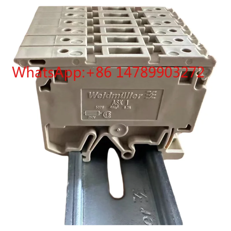 Weidmuller 1/En Fuse Type Terminal Block 4 Square Fuse Terminal 0474560000