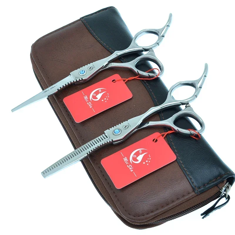 

Meisha 6 inch Professional Hair Scissors JP440C Barber Cutting Thinning Shears Hairdressing Styling Scissors Supplies A0117A