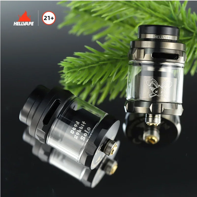 Nuovo hellpape Dead Rabbit Solo RTA Tank 24mm 2/4ml Postless Deck Single Coil atomizzatore di sigarette elettroniche fai da te VS Zeus RTA