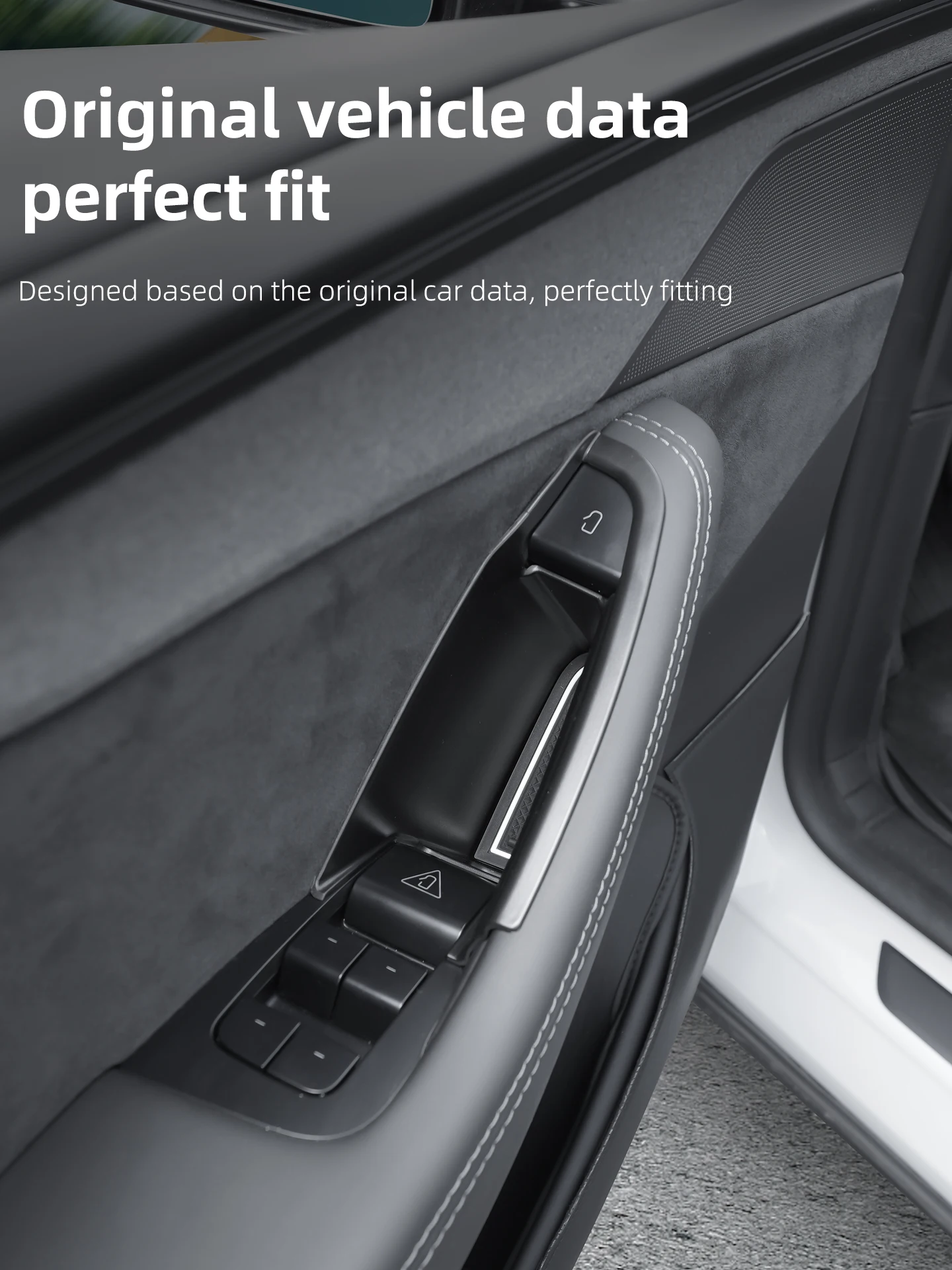 Für Tesla Model Y Juniper 2025 2026: Seitliche Tür-Aufbewahrungsbox, Griff-Tasche, Beifahrer-Aufbewahrungsfach, Zubehör – Detail 3