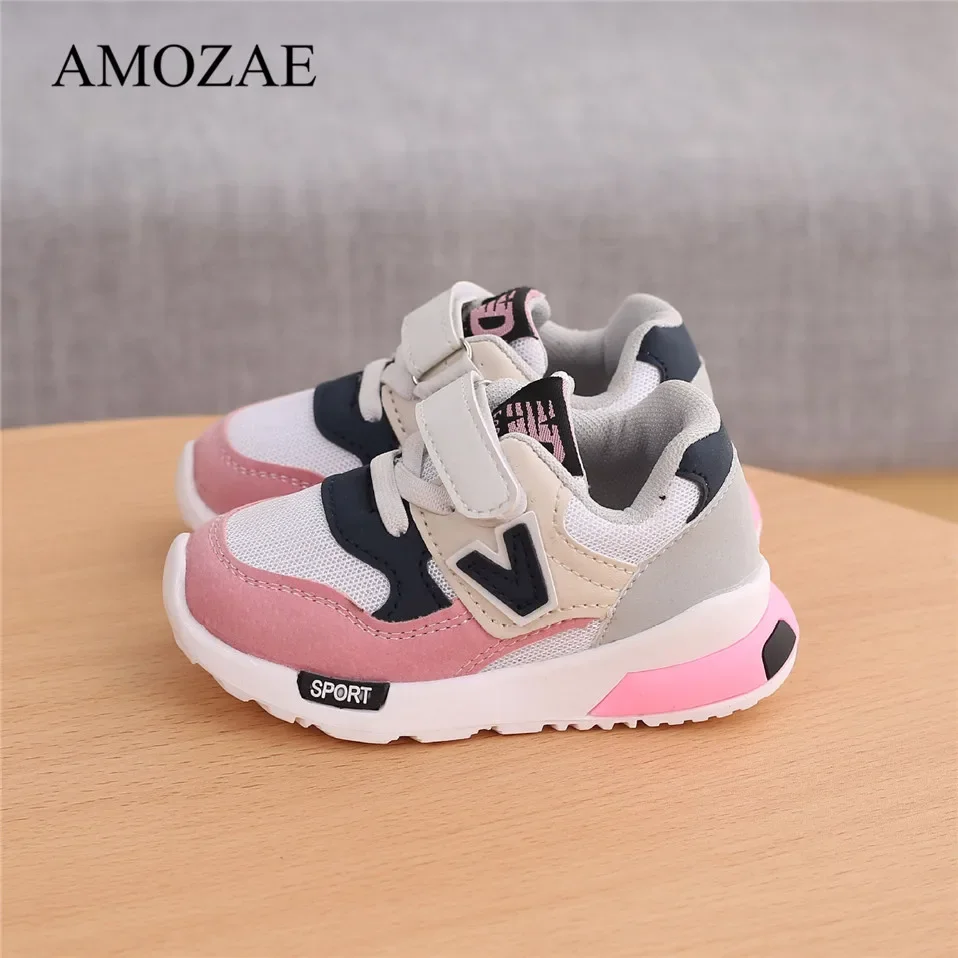 Spring Autumn Kids Shoes Baby Boys Girls Children\'s Casual Sneakers Breathable Soft Anti-Slip Running Sports Shoes Size 21-30