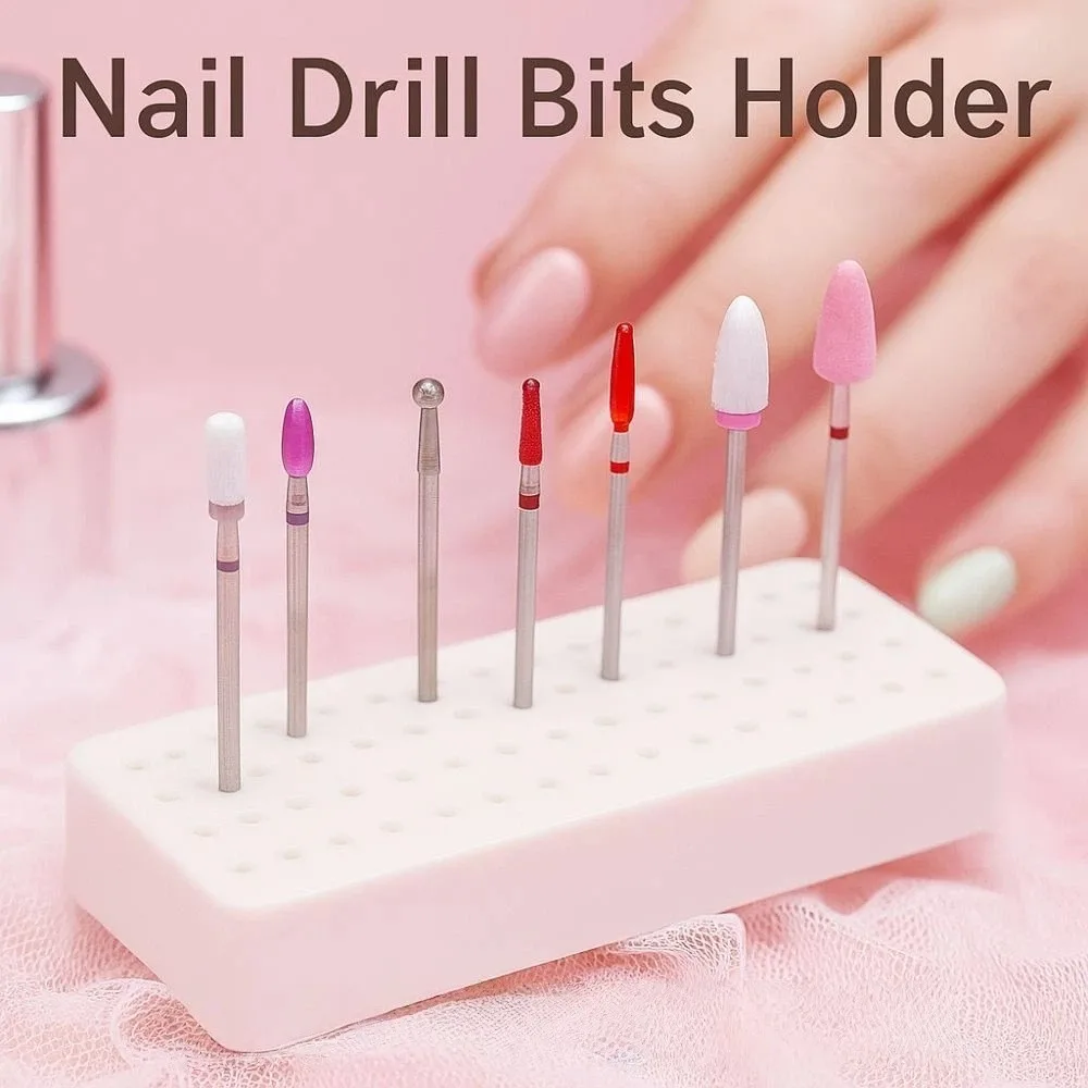 80 ثقوب 12 ثقوب مسمار الفن مثقاب الخشب حامل عرض موقف البلاستيك مسمار التلميع رئيس صندوق عمودي المحمولة #4