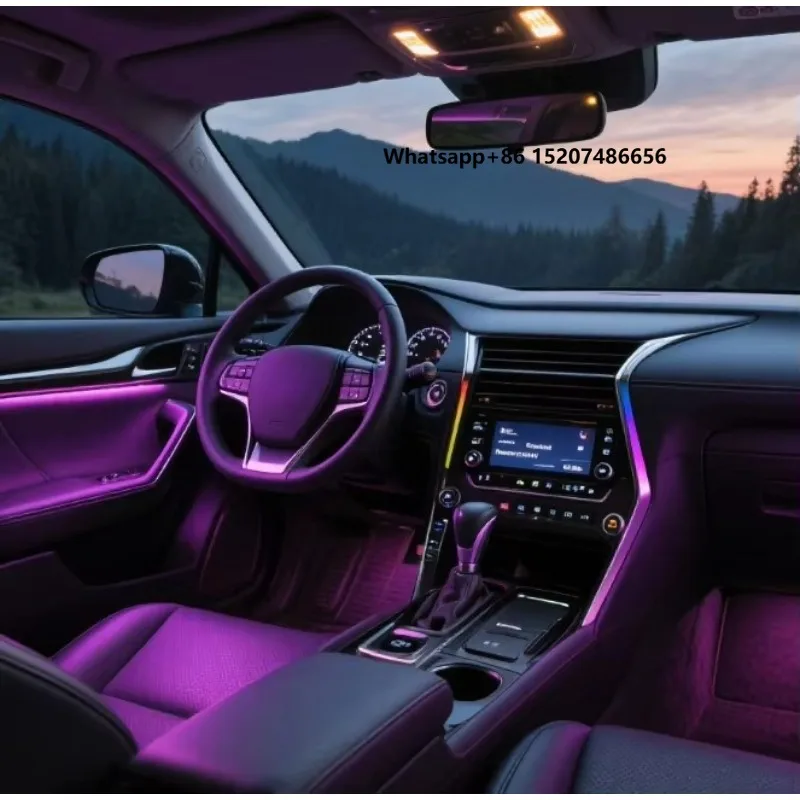 Premium Ambient Lighting Kit for Strip Lights with Door Sensing, Dimmable Modes, No Wiring Damage