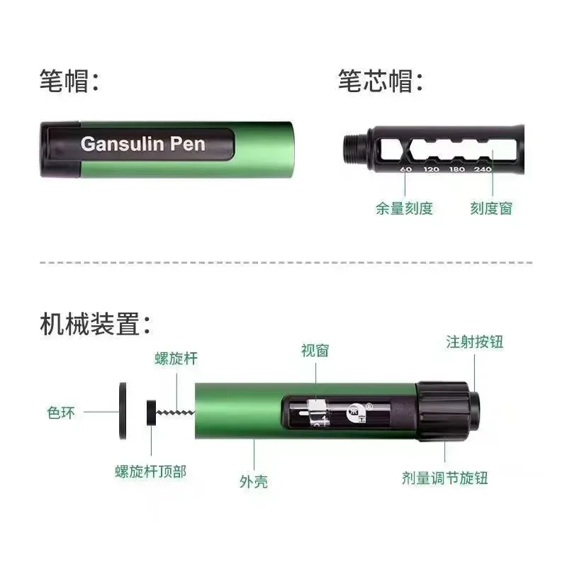 SANOFI Reusable glargine Insulin Pen Sulin Pen Insulin pen syringe 3ml universal type Diabetes blood glucose insulin health