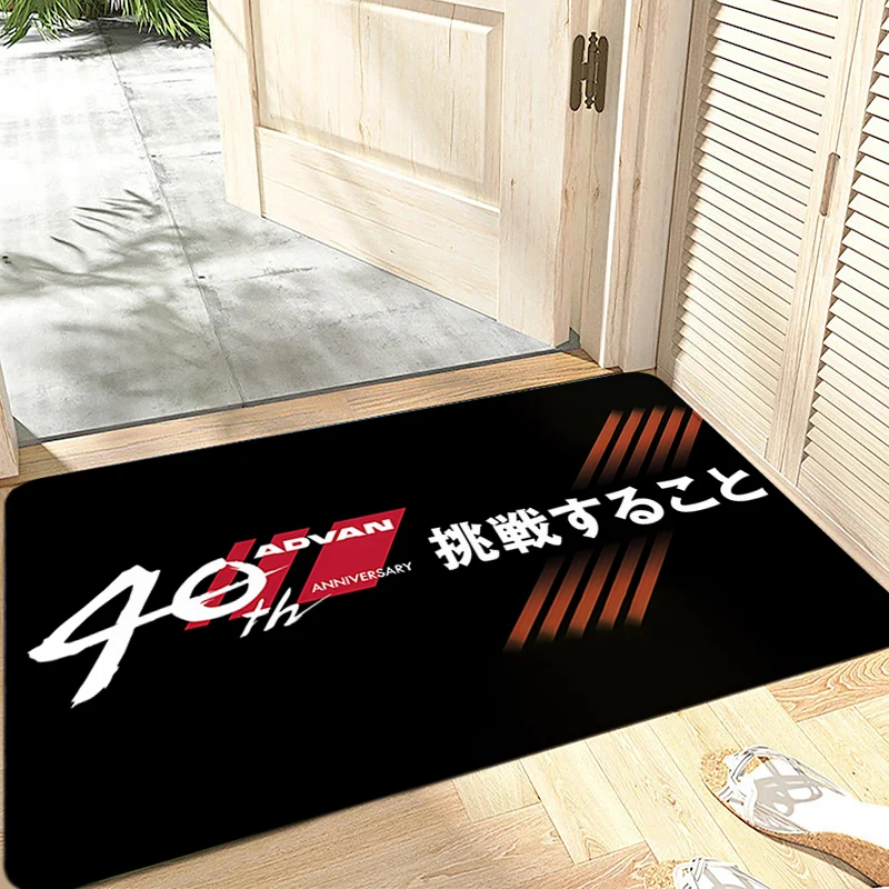 Foot Rug ADVANS WHEEL Welcome Floor Mat for Entryway Bathroom Hallway Carpet Kitchen Water Absorbed Rugs Fluffy Home Decoration