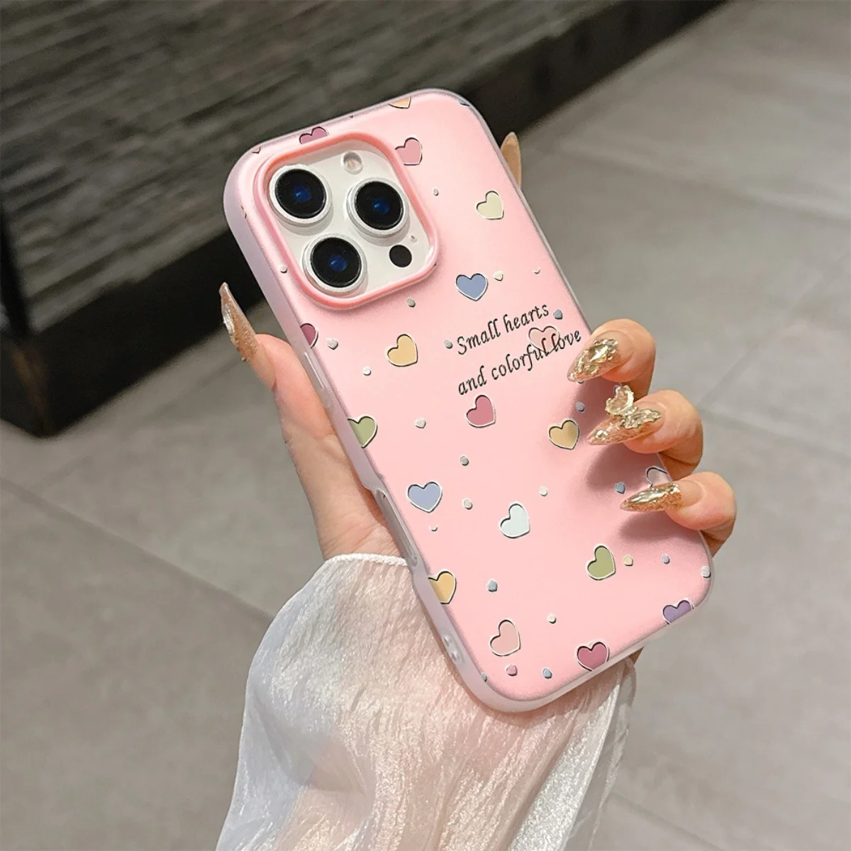 Heart Phone Case For Samsung Galaxy S26 S25 S22 S24 S23 Ultra Plus A54 A55A36 A37 A56 Jelly Protector Colorful 3D Heart Cover