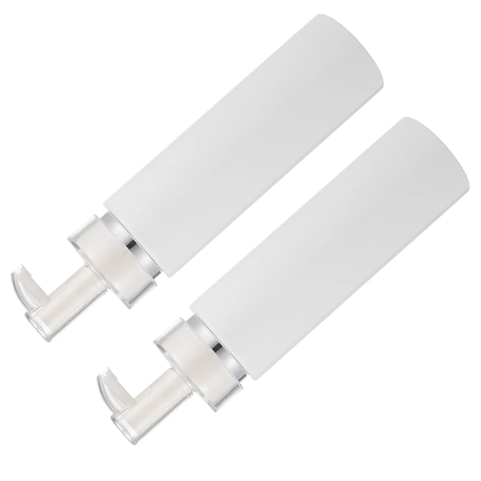 2 個詰め替え可能なローションポンプボトルポータブル 200 ミリリットルシャンプー容器旅行調剤ボトルトイレタリー収納容器