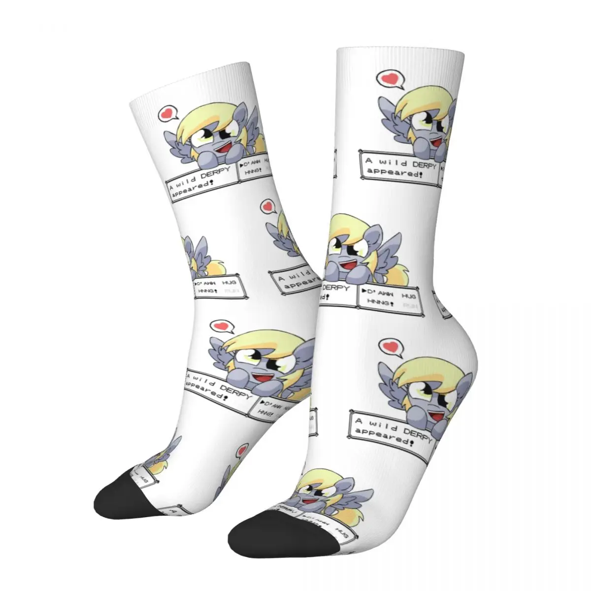 Чулки с капюшоном для маффинов, удобные носки с графическим рисунком, теплые чулки средней длины для женщин и мужчин, отличная идея для подарка