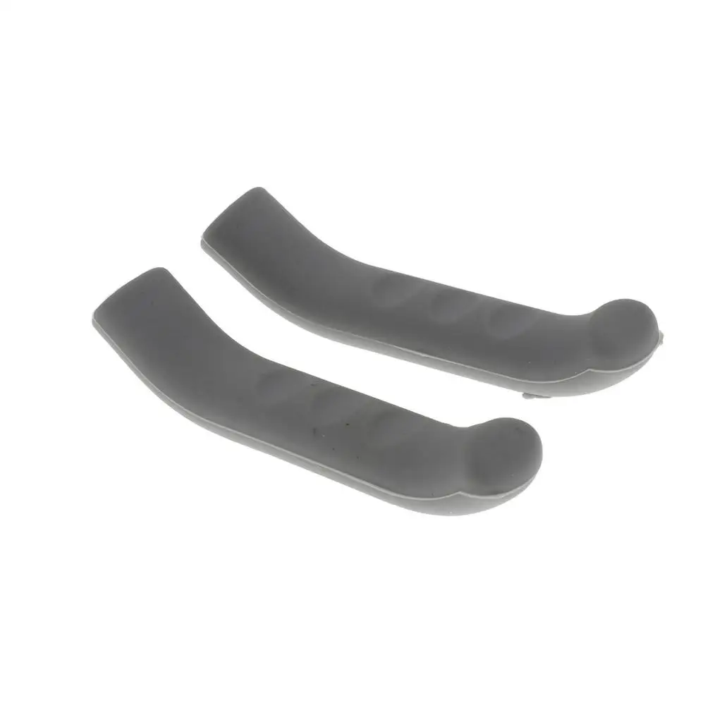 2-4pack MTB Bike Brake Lever Cover Handlebar Grip Protector Brake Sleeve Grey