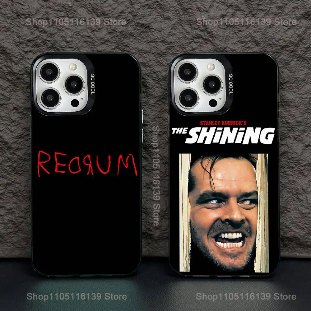 

Movie The S-Shining Phone Case For iPhone 17,16,15,14,13,12,11,Pro,XS,Max,Plus,Mini,SE Black Candy Matte Shockproof Cover