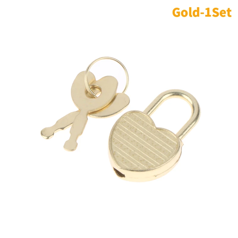1pcs Mini Padlocks Key Lock With Key Luggage Lock For Zipper Bag