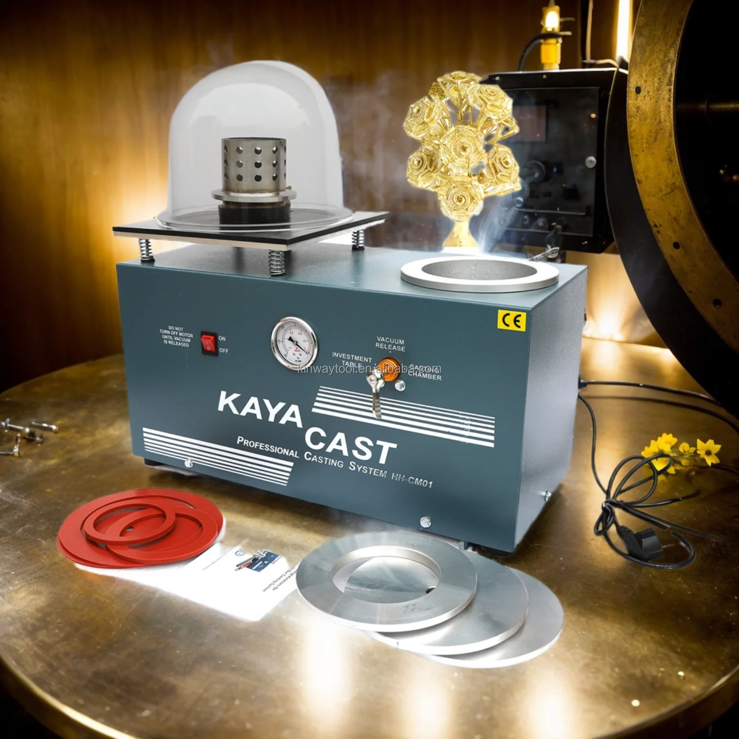Jinwei New 2L Kaya Jewelry Casting Melting Machine Jewelry Vacuum Casting Machine