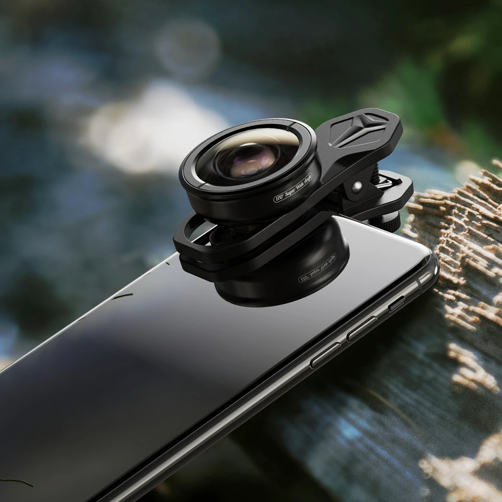 APEXEL HD Optic Phone Lens 170 Degree Super Wide Angle Lens Camera Optical Lenses for Apple iPhone Xiaomi Samsung All Smartphone