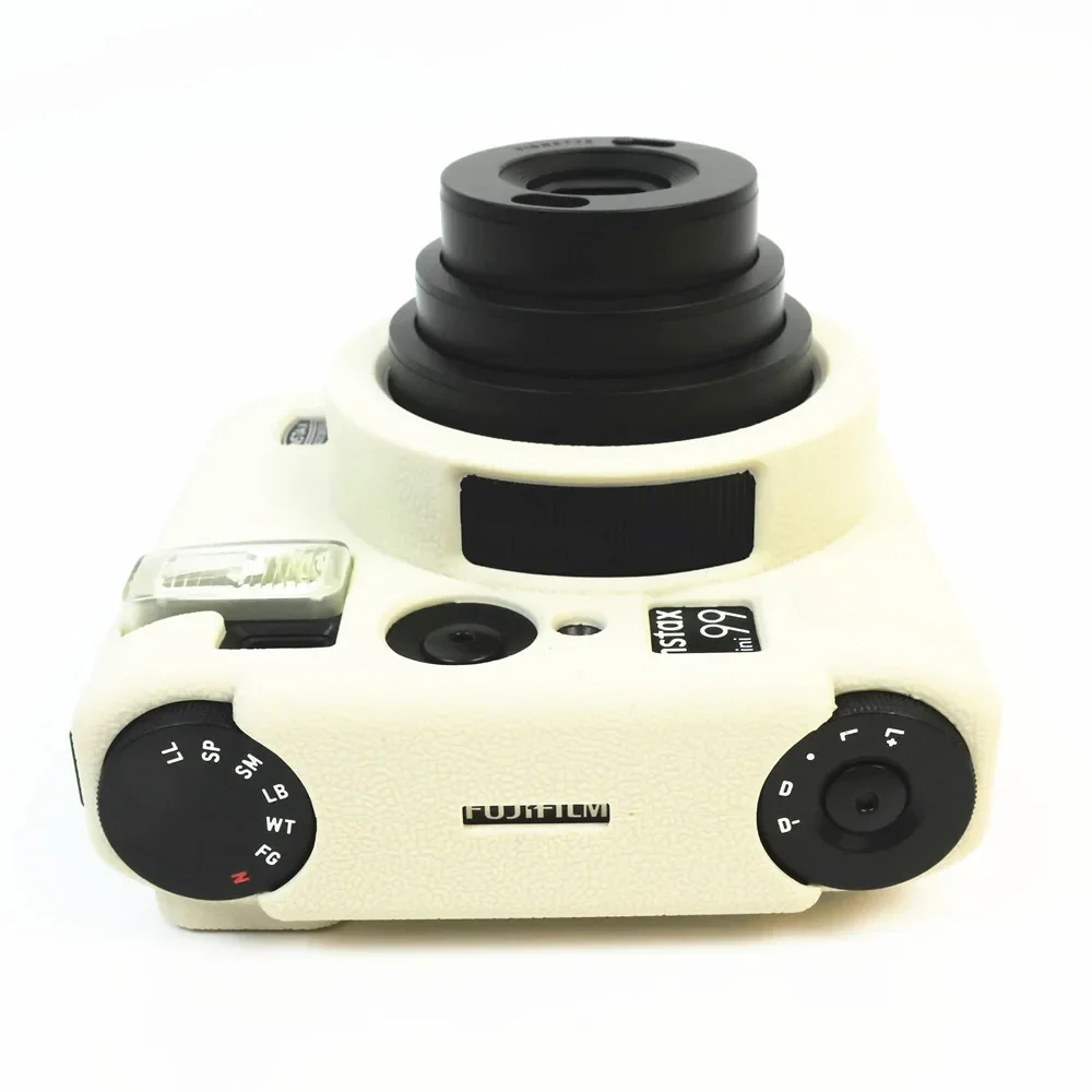 حافظة من السيليكون المطاطي Mini99 غطاء حماية للجسم إطار جلدي لكاميرا Fujifilm Instax Mini 99 Fujifilm من السيليكون