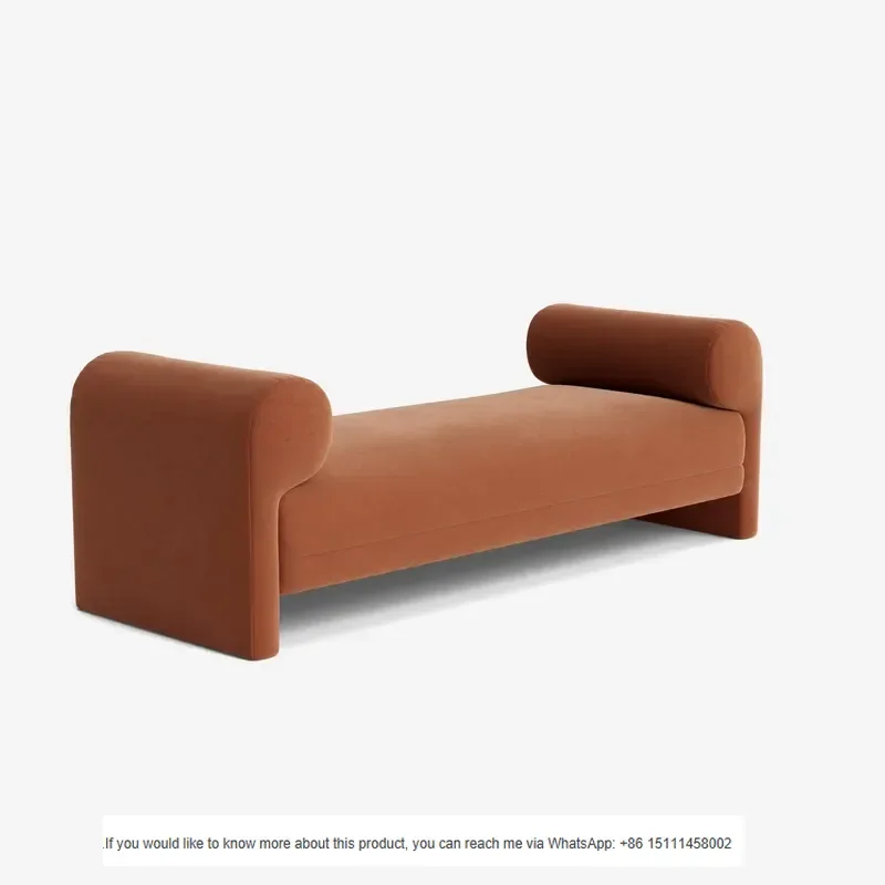 Nordic Japanese Style Gray Linen Fabric Two-Seater Sofa Module Extendable and Removable Washable Living Room Furniture
