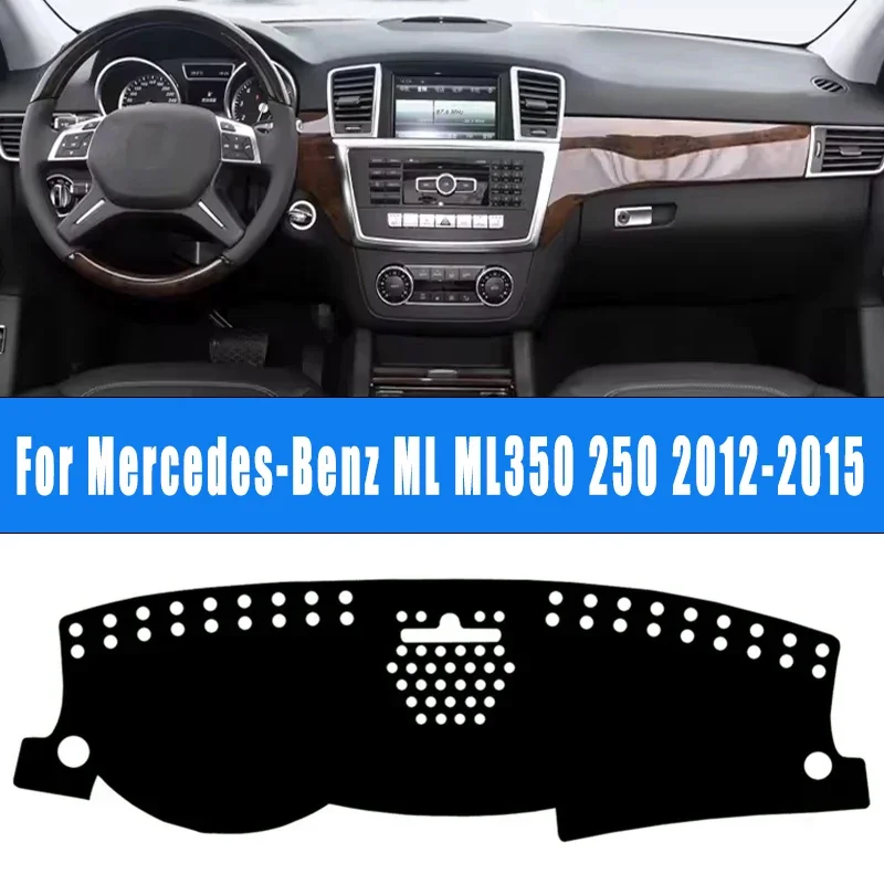 

Car Dashboard Mat Dash Cover Pad Custom Nonslip Cape Sunshade Accessories For Mercedes-Benz ML ML350 250 2012-2015 2013 2014