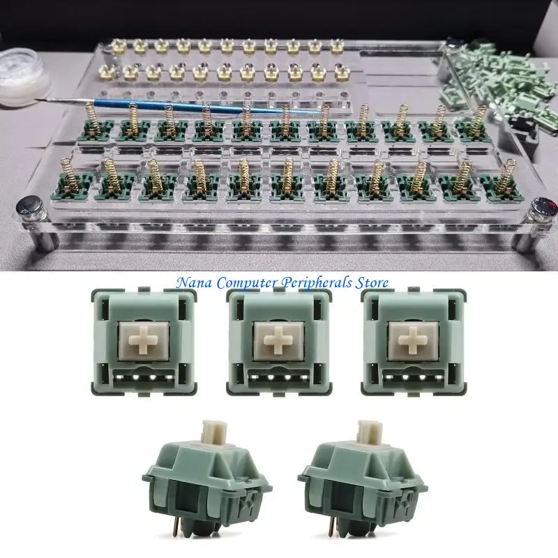 مفاتيح F68C JWK Green Snake Linear مع 65 جرام مطلي بالذهب المطلي بالذهب 5pin
