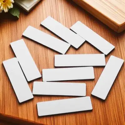 

10Pcs Stainless Steel Name Tag Base for Engraving Office Door Plaques Desk Name Plate Desk Signs Plaque