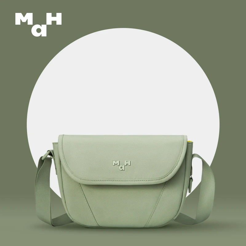 MAH High Sense Summer Bag Original Niche Design Single Shoulder Messenger Women's Bag Ins Texture Commuter Saddle Bag