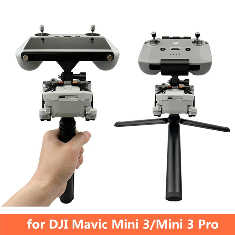 For Mini 3 Pro Handheld Stand Tripod Support with 1/4 Screw Connector Accessories for DJI Mavic Mini 3 Pro